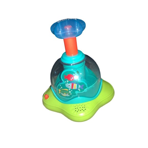 Kids II Bright Stars Press & Glow Spinning Musical Top with Light - Picture 1 of 6